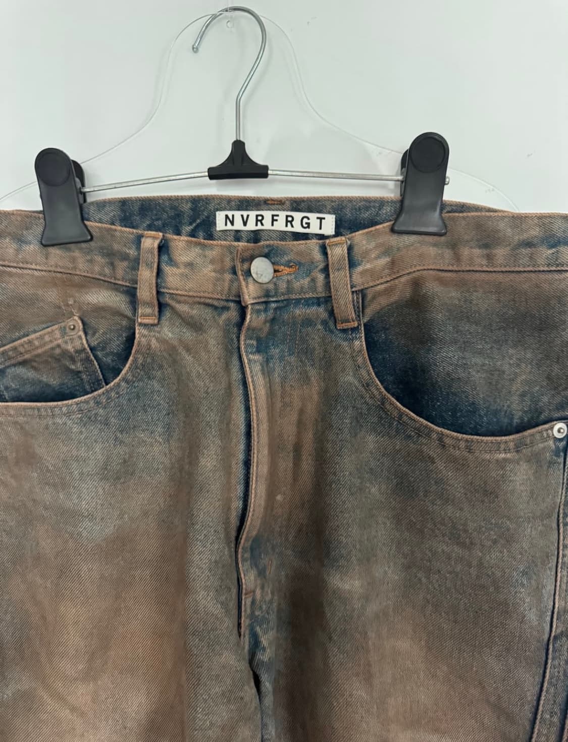 네버포겟 NVRFRGT 3D TWISTED WIDE JEANS 1사이즈 상품이미지4