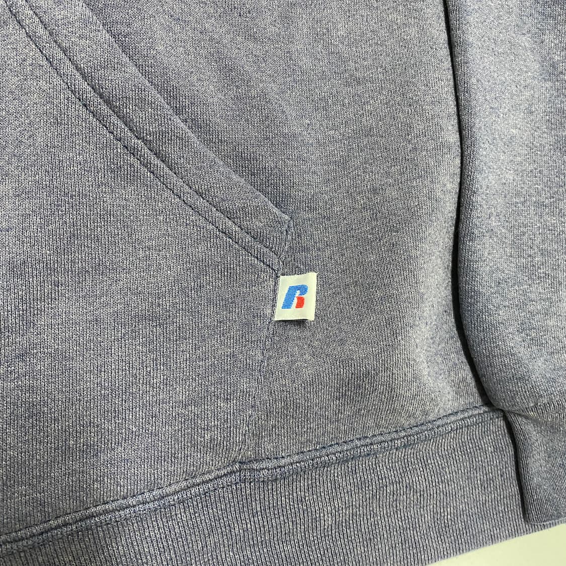 90년대 러셀 에슬레틱 후드집업 페이디드 네이비  상품이미지2