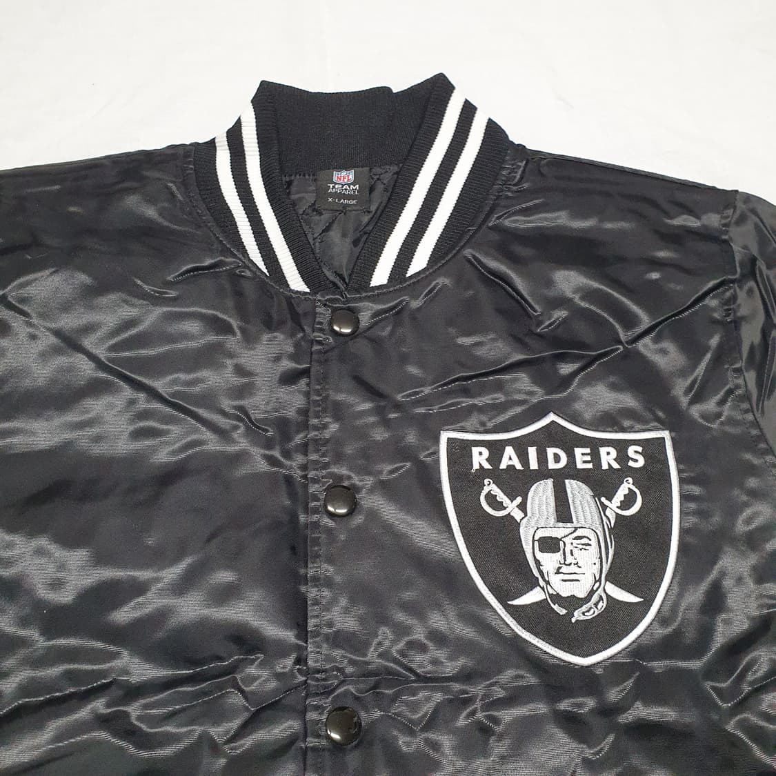 마제스틱 오클랜드 레이더스 새틴 자켓 블랙 NFL 엔에프엘 상품이미지3