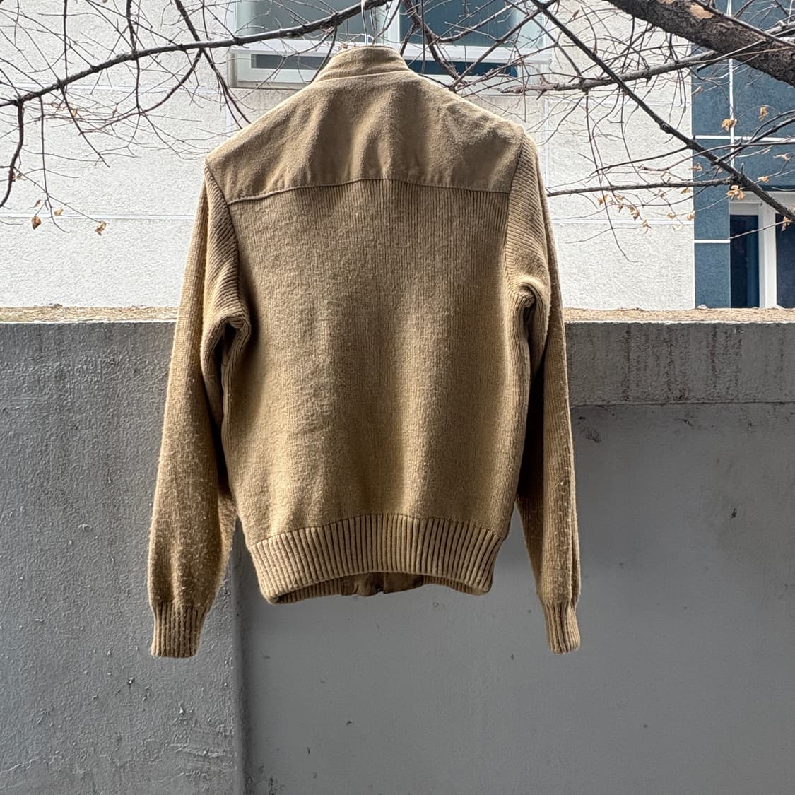 80s 스웨이드 믹스 가디건 상품이미지2