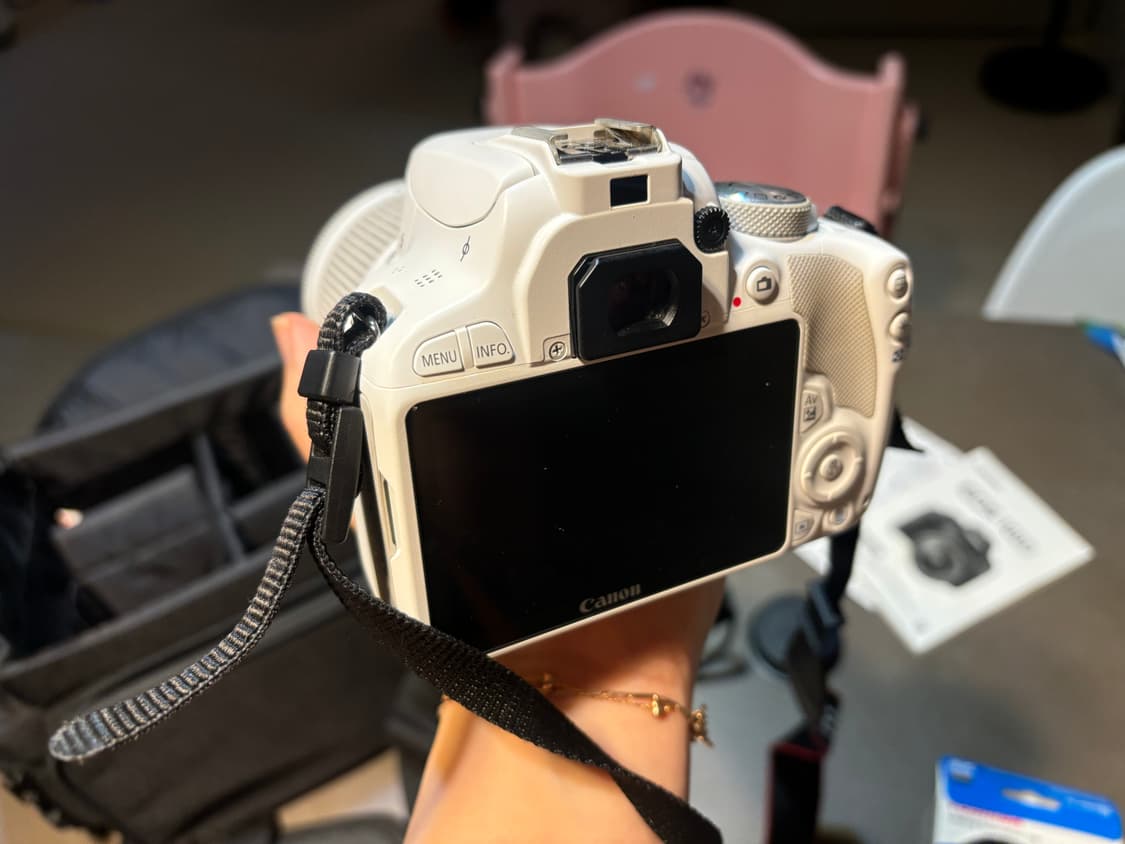 캐논 EOS 100D 화이트 DSLR 카메라 상품이미지4