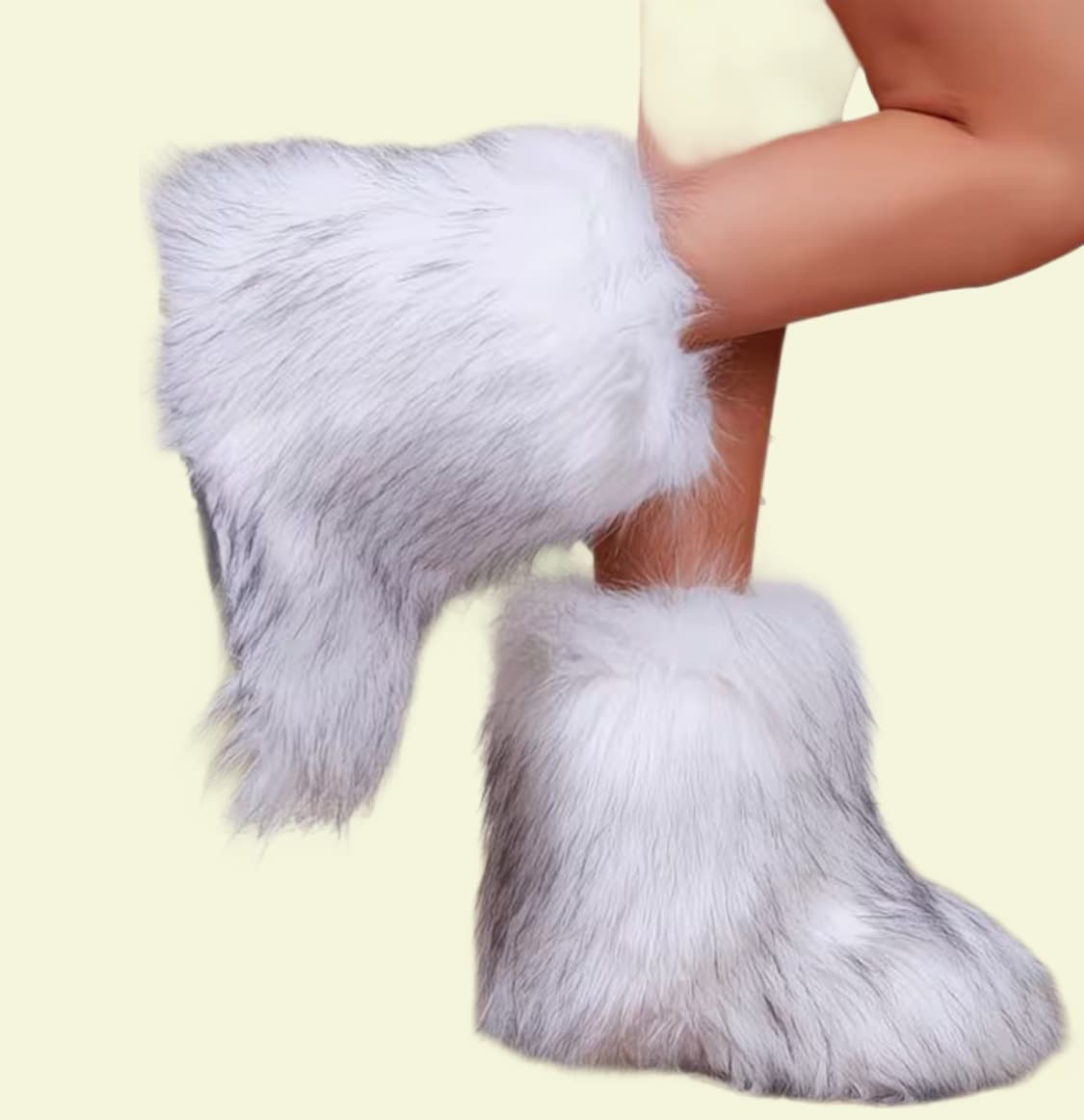 퍼 부츠 Fur boots 상품이미지1