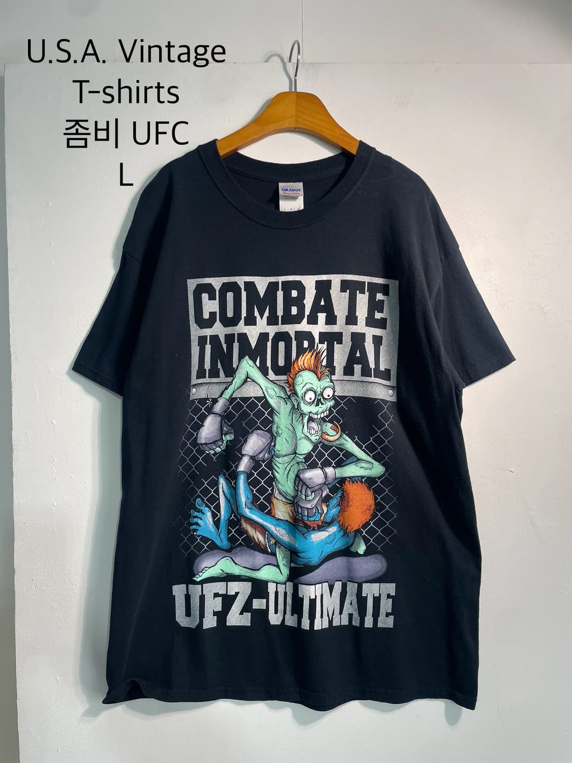 U.S.A. Zombi UFC Vintage T-shirts 빈티지티셔츠 상품이미지1