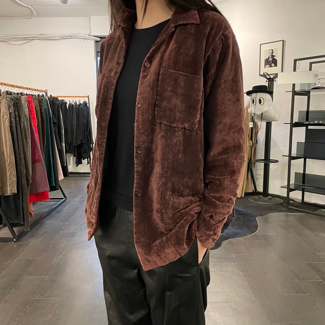 질샌더 벨벳 자켓 상품이미지4