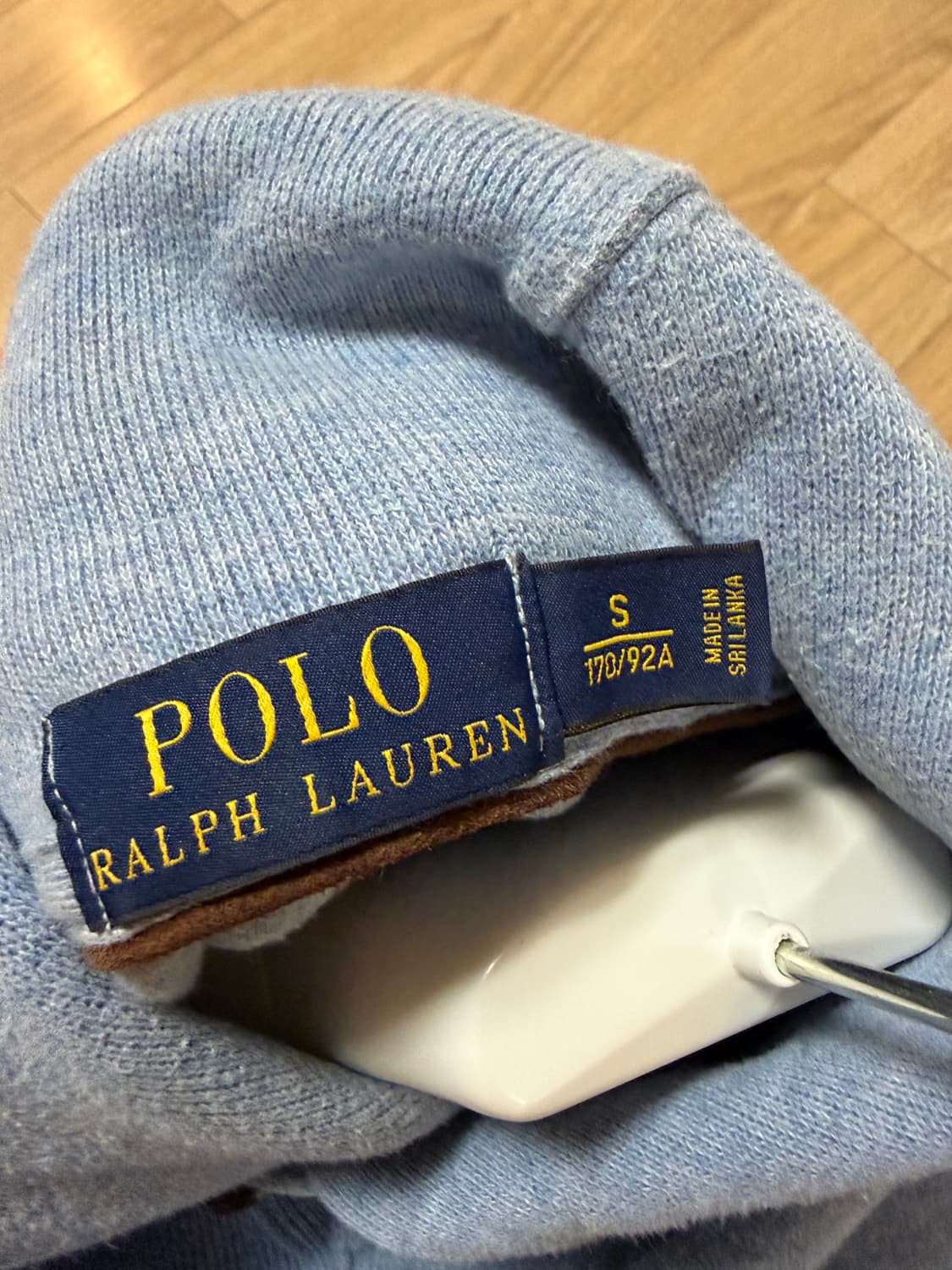 [s] 폴로랄프로렌 블루 숄카라 니트 상품이미지3