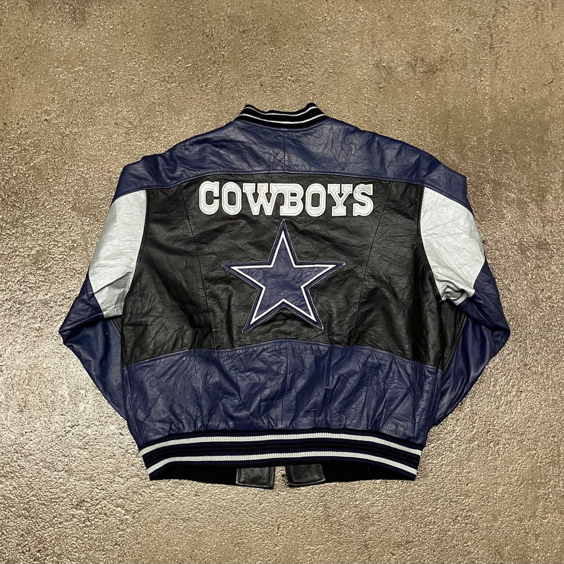 90s NFL 댈러스 카우보이 가죽 바시티 (110) 상품이미지4