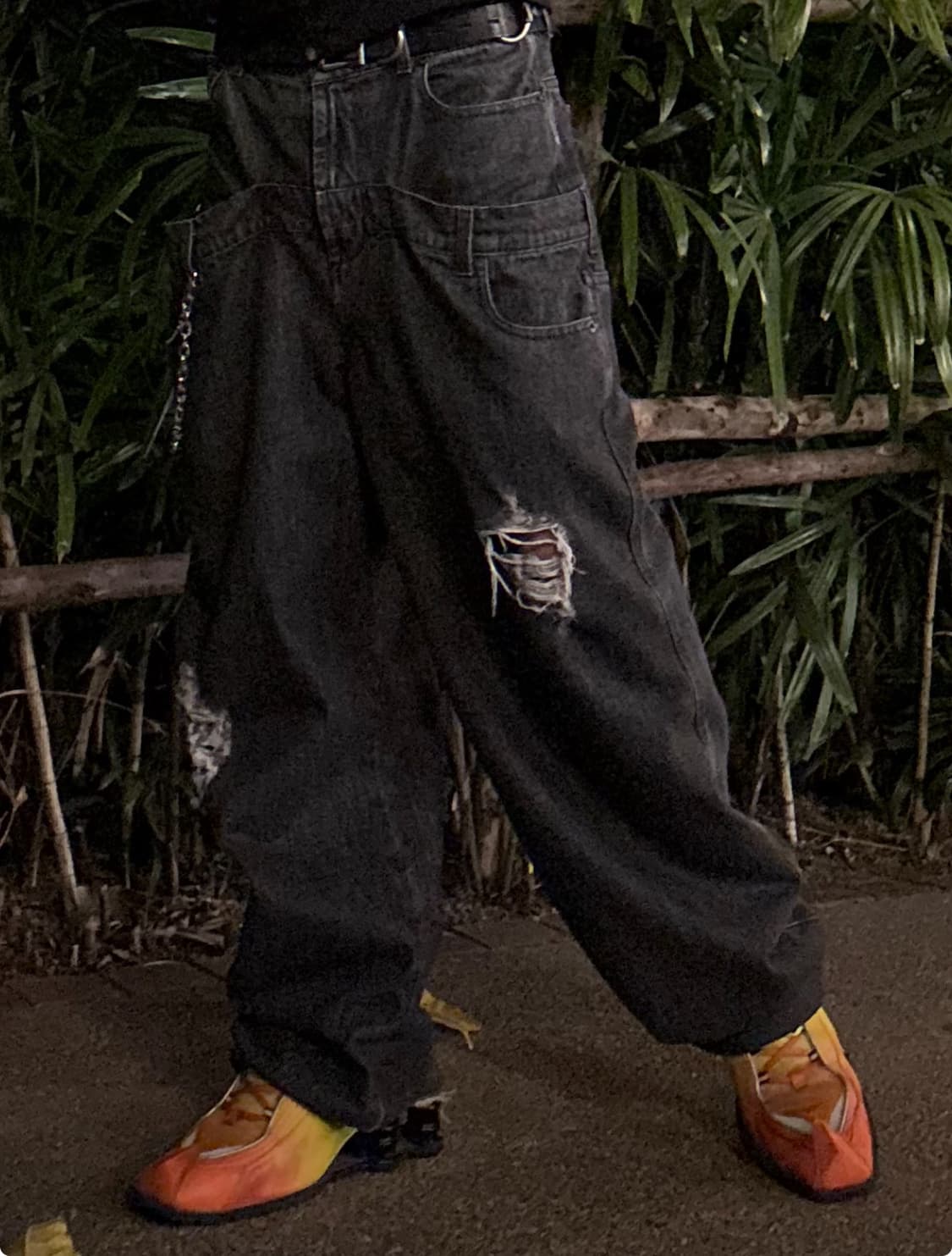 JW앤더슨 디스트레스 데님 팬츠 상품이미지2