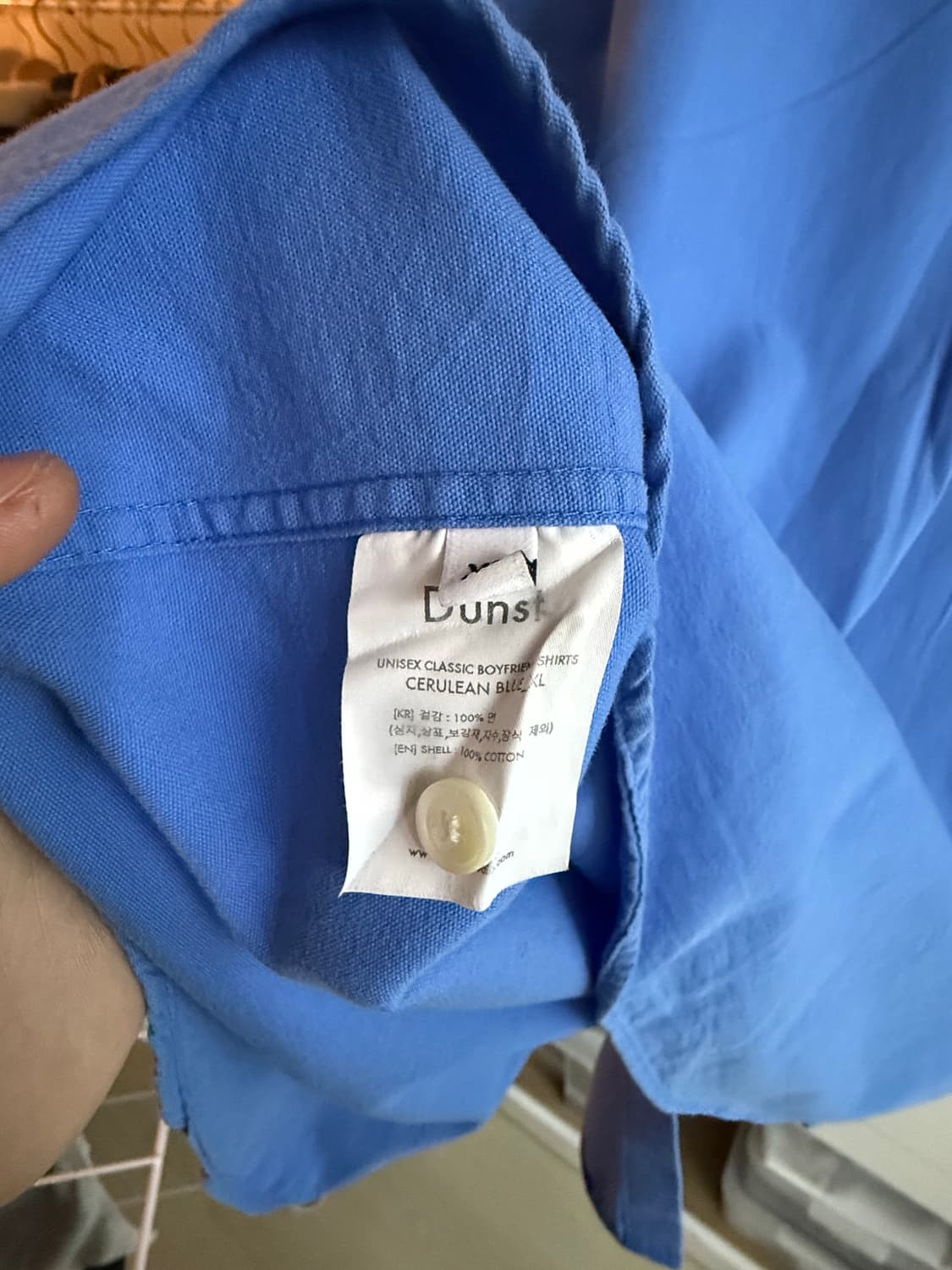 Dunst boyfriend shirt blue(xl, 105) 상품이미지5