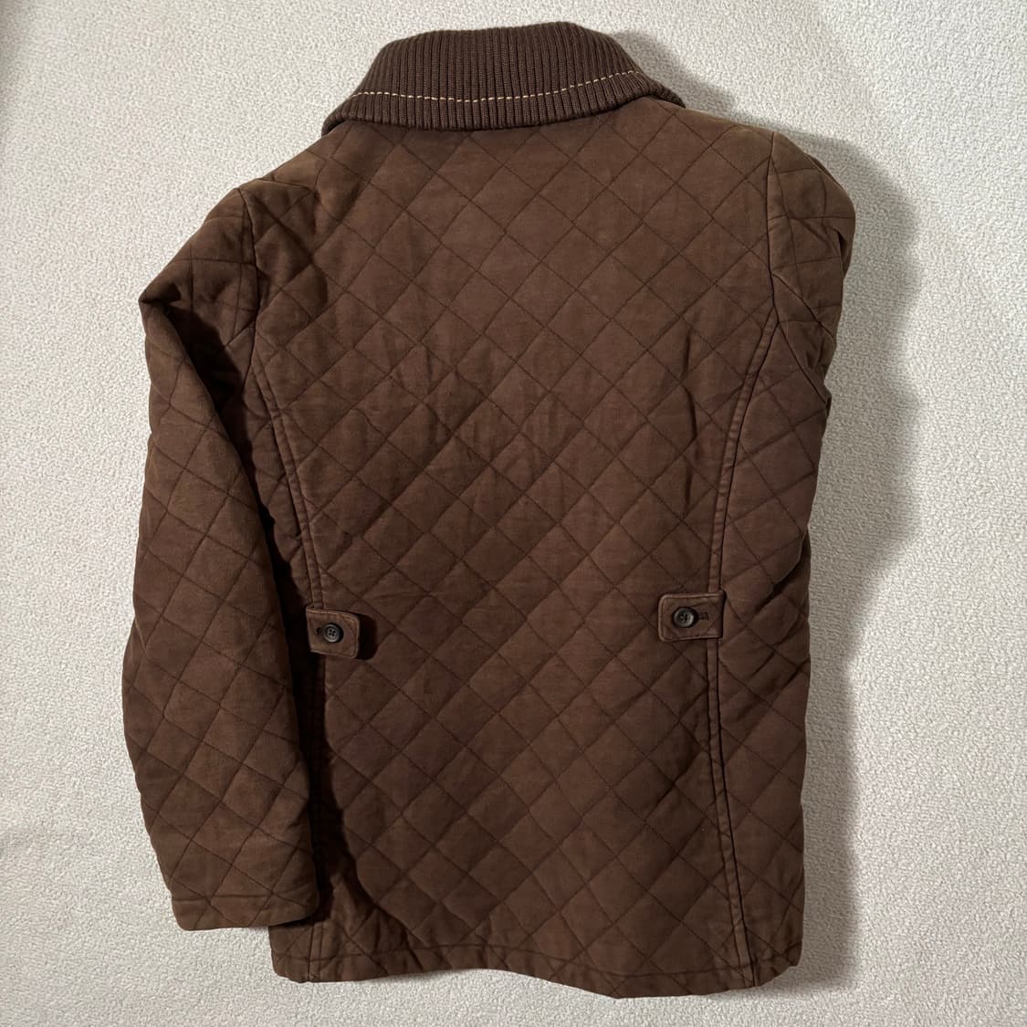 일본빈티지 크로커다일 브라운 누빔 자켓 상품이미지5