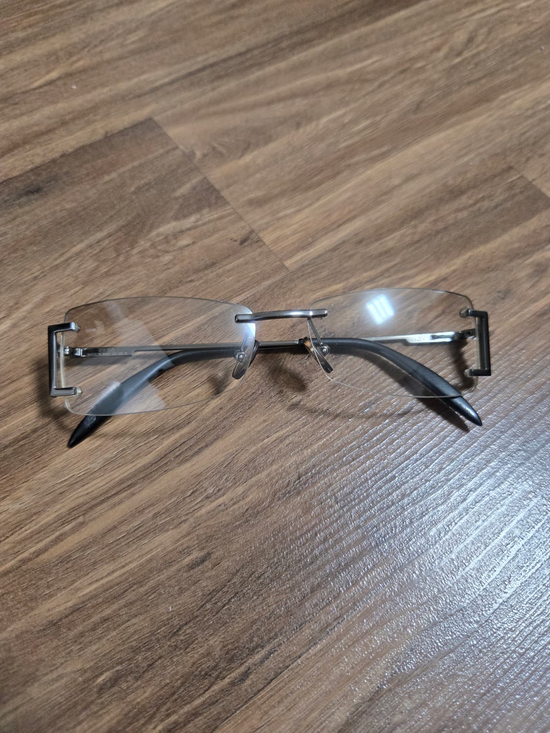 Exte 긱시크 스퀘어 무테 안경 상품이미지1