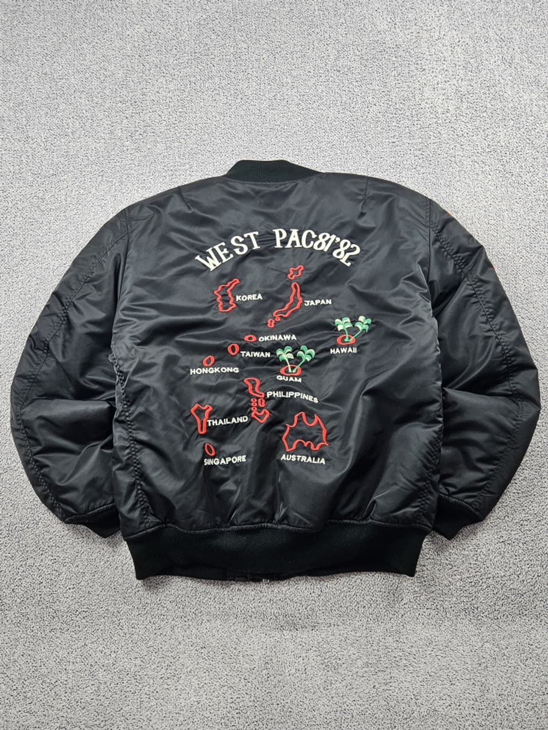 쇼트 웨스트 퍼시픽 리버시블 봄버 MA-1 자켓 ( XL ) / 9817 상품이미지6