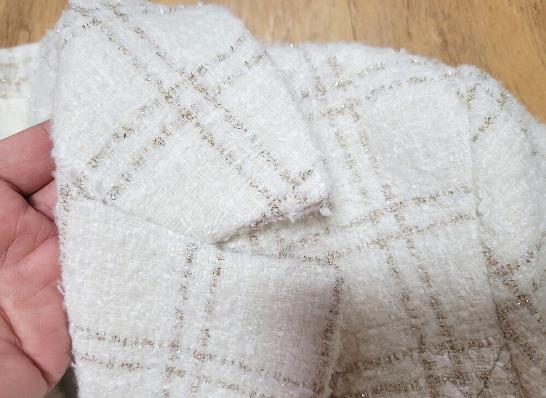 로즐리(rosely) 세이렌 트위드 플레어코트 55 상품이미지5