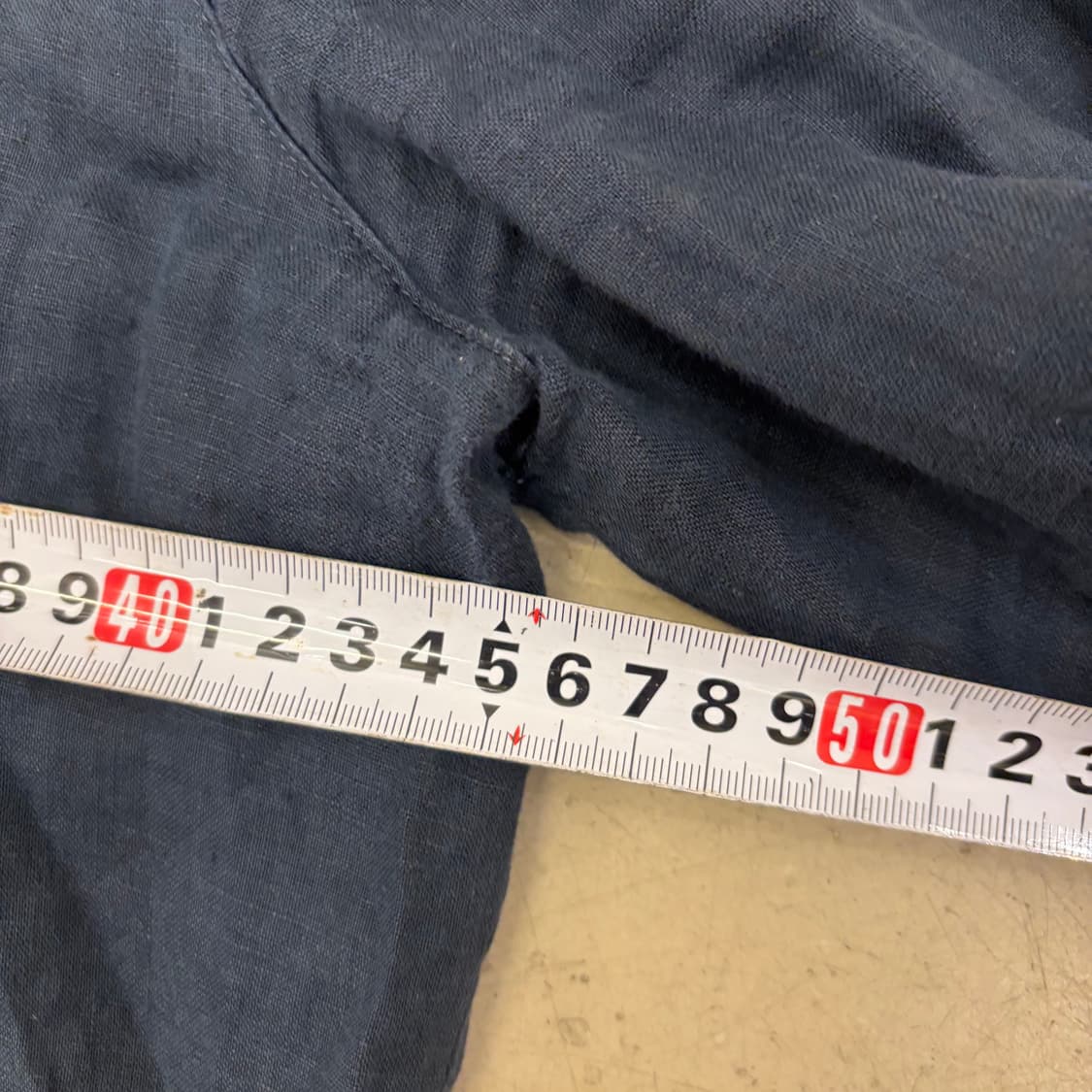 타미힐피거 네이비 퓨어린넨 셔츠 상품이미지5