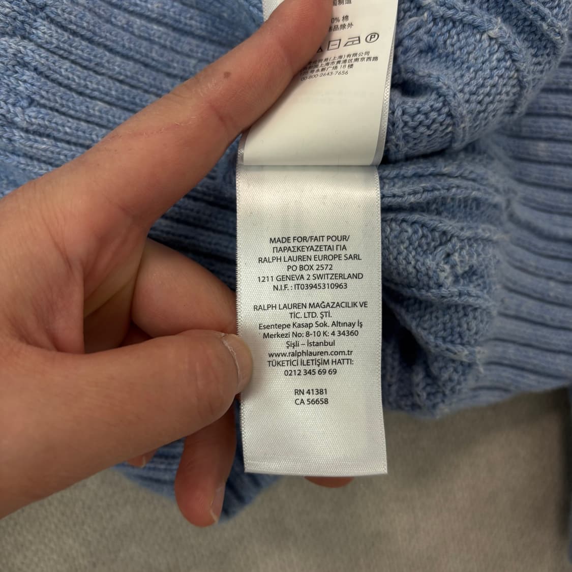 95 폴로 랄프로렌 꽈배기 니트 상품이미지6