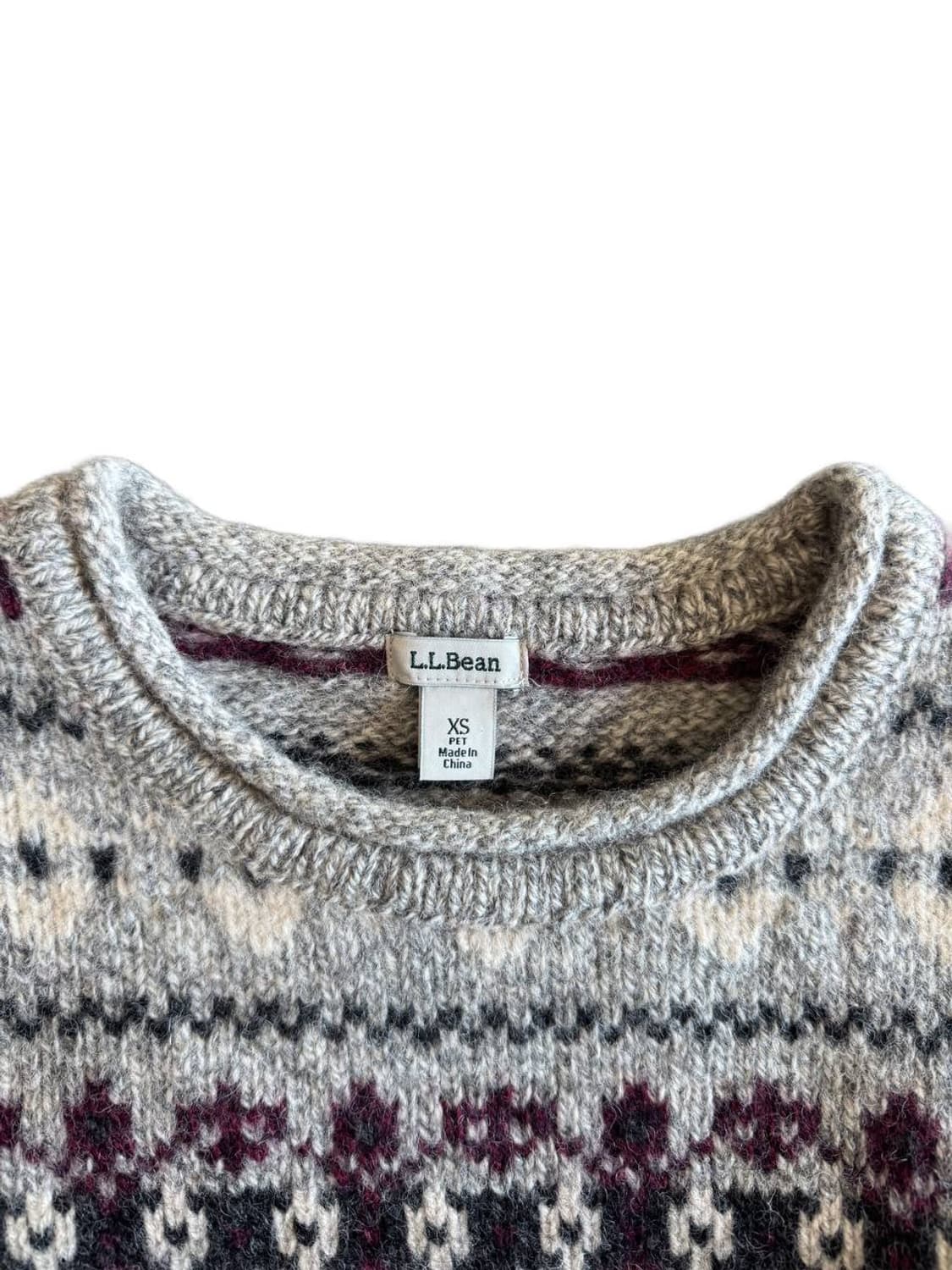 L.L.bean lambs wool roll neck sweater 상품이미지4