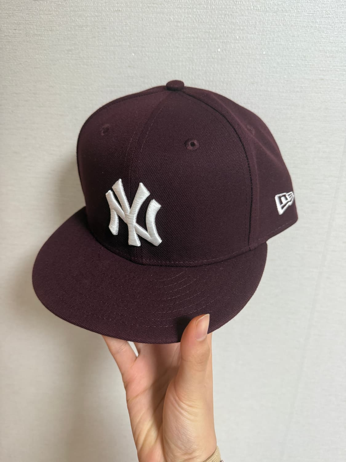 MLB 뉴욕 양키스 베이직 피티드캡 마룬 714 상품이미지2