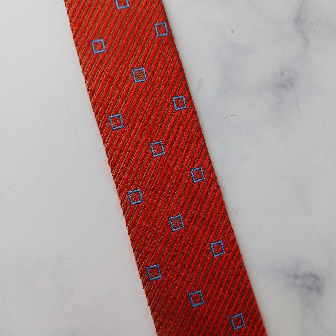 지방시 실크 오렌지 패턴 넥타이 10.1cm A등급 K2453
 상품이미지9