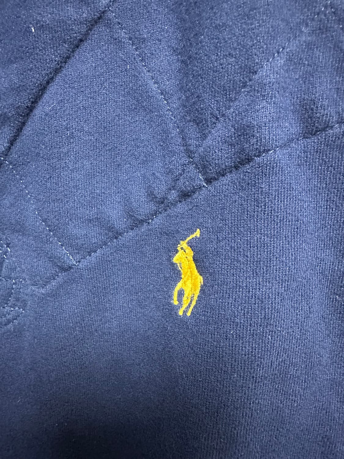 no.93 폴로 랄프로렌 다크네이비 기모럭비 셔츠 L s급 상품이미지4