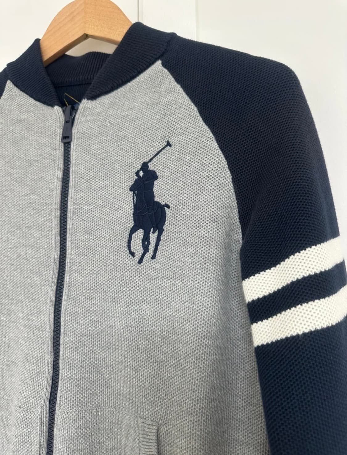 폴로랄프로렌 빅포니 보이즈 니트집업 L  상품이미지2
