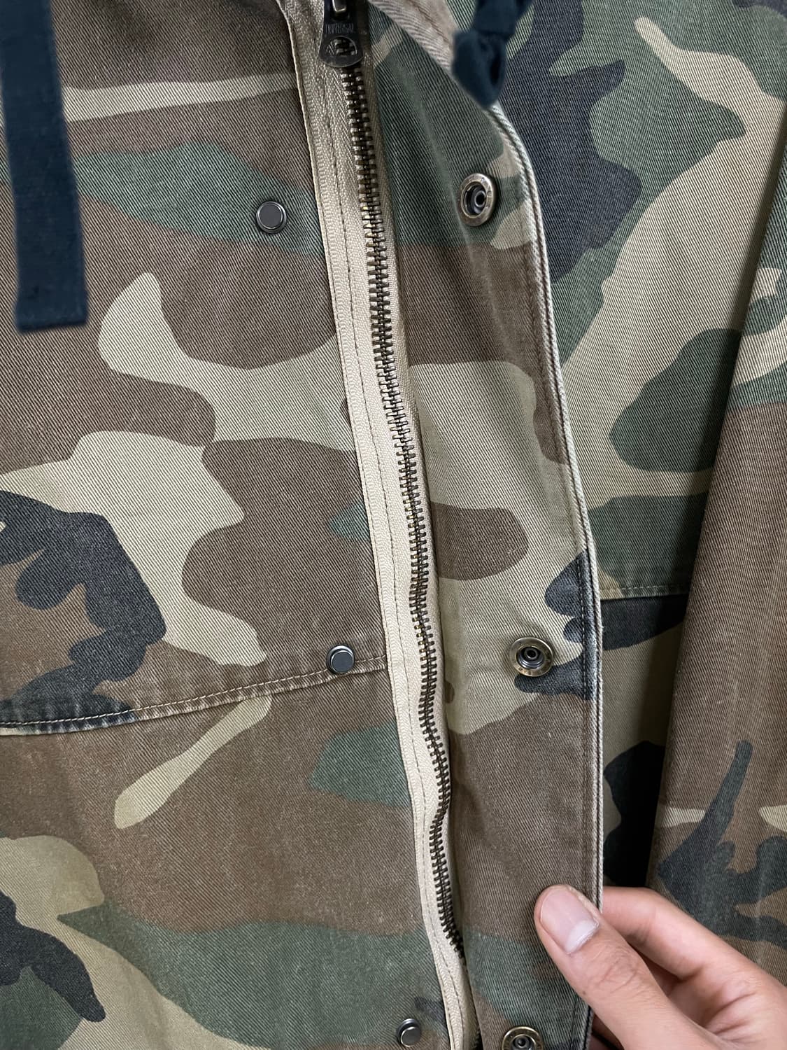ANCELLM 25FW Camo Zip Up Hoodie (2) 상품이미지4