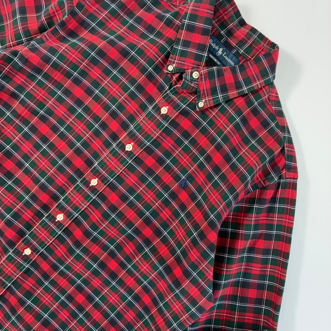 Polo  폴로 랄프로렌 자수 코튼 타탄체크 셔츠  상품이미지3