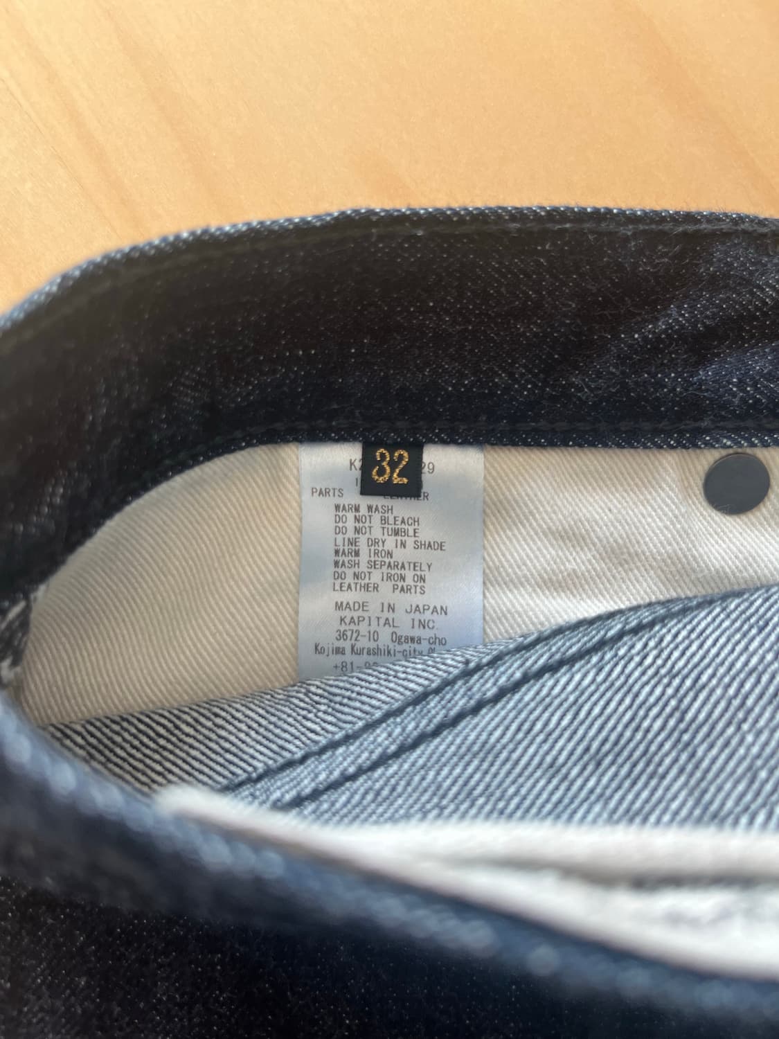 Kapital 14oz 5p monkey sisco indigo 32 상품이미지4