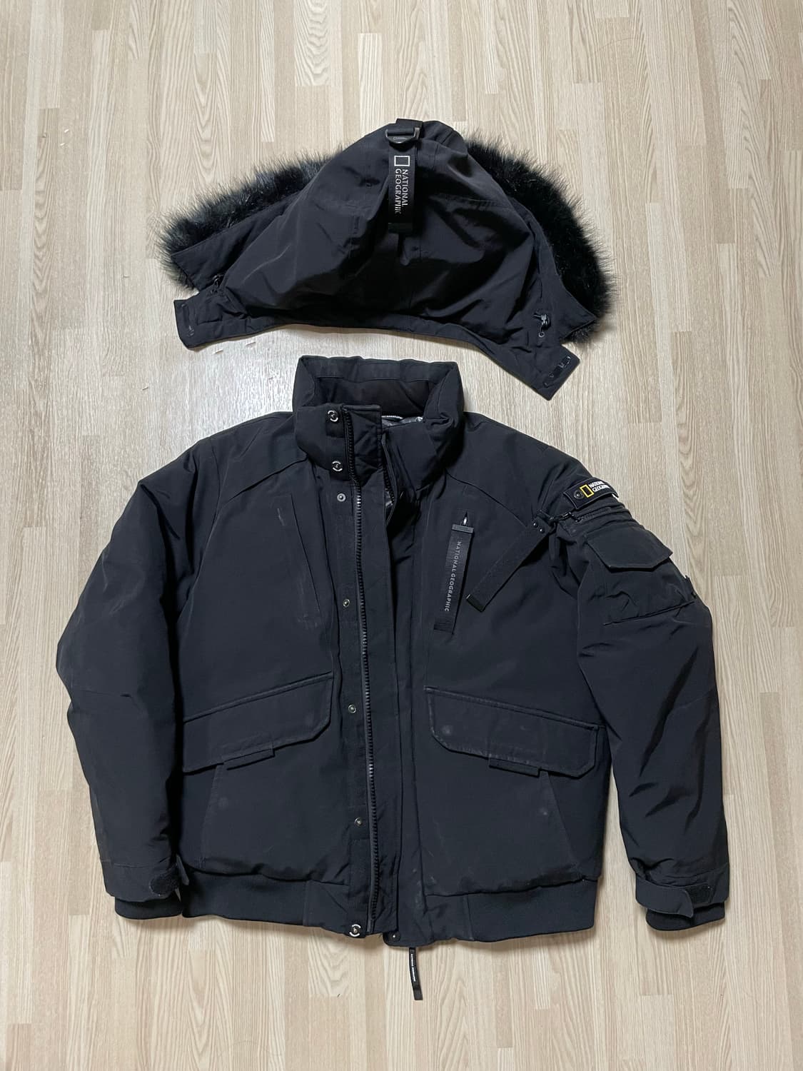 [L] 내셔널지오그래픽 타루가 구스다운 숏패딩 상품이미지2