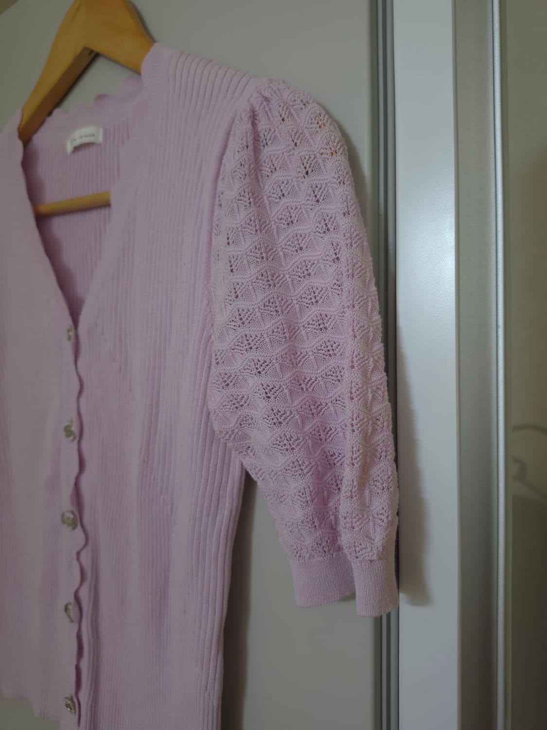 잇미샤 반팔 니트 가디건 상품이미지3