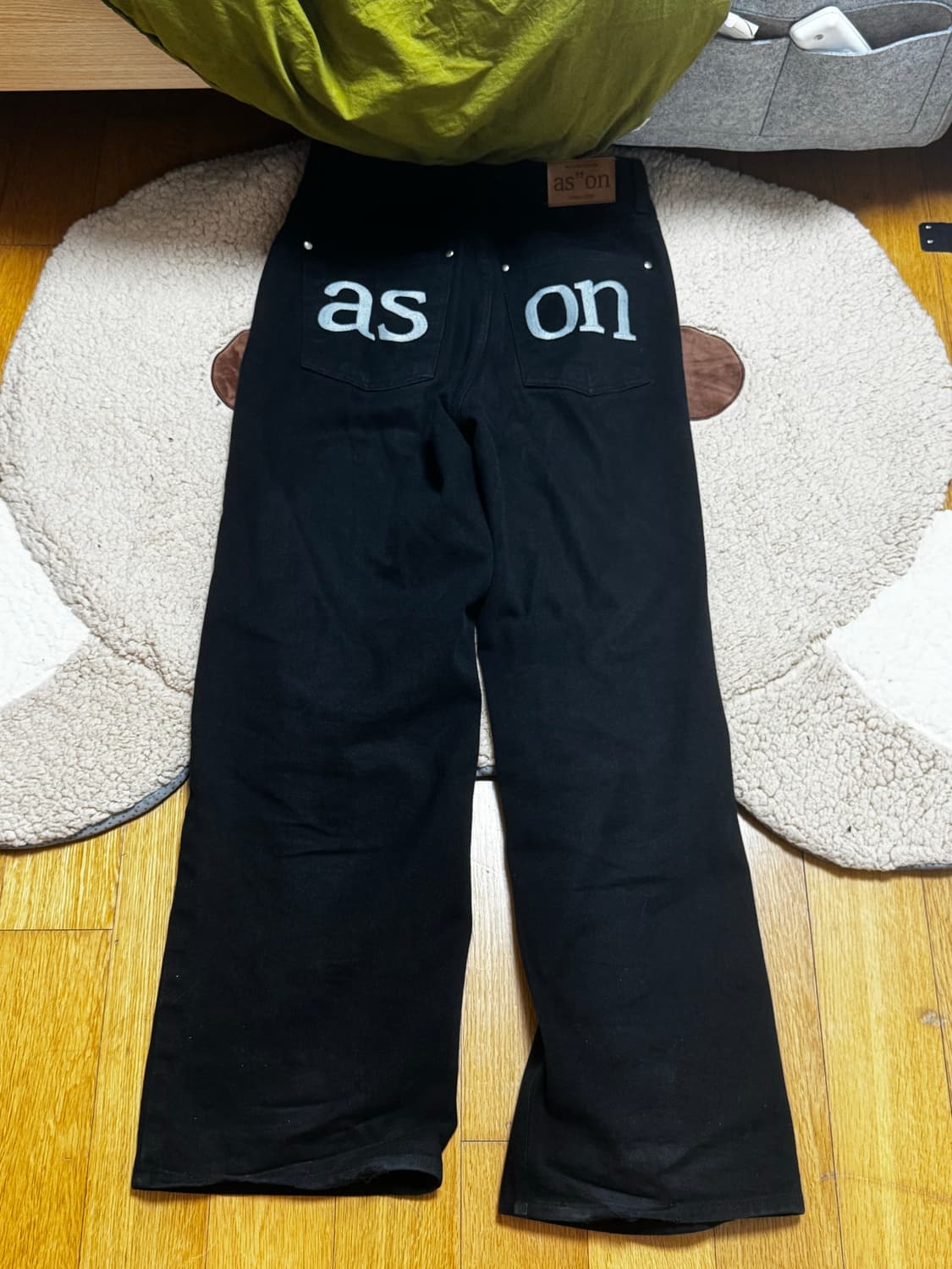 애즈온 스모그 와이드 팬츠 s 상품이미지4