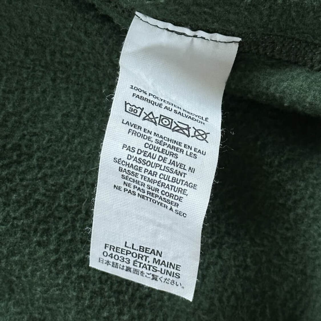 L.L.Bean Fleece Zip-Up 🥦 상품이미지6