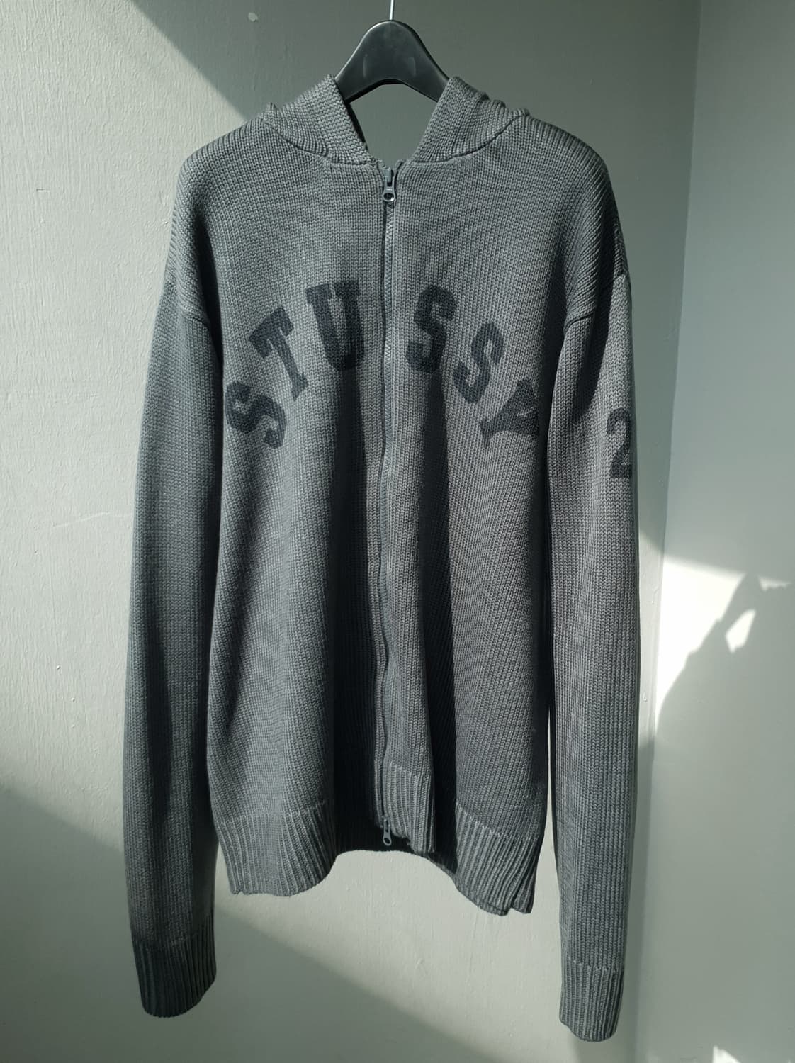 90s,00s Stussy knit hood zipup 상품이미지2