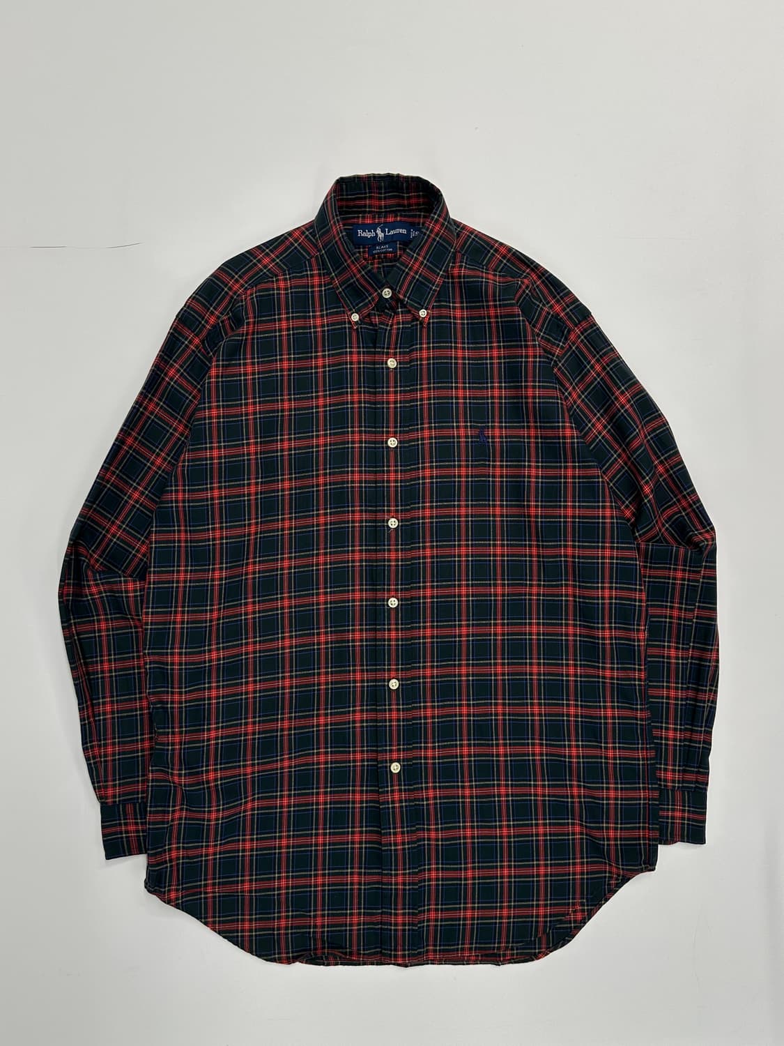 90s 폴로 체크 셔츠 상품이미지1
