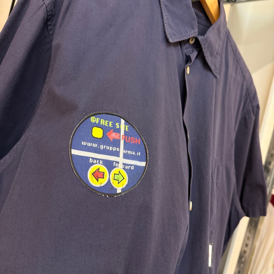 90S 카스텔바작 클릭미 반팔셔츠 MADE IN ITALY 상품이미지3