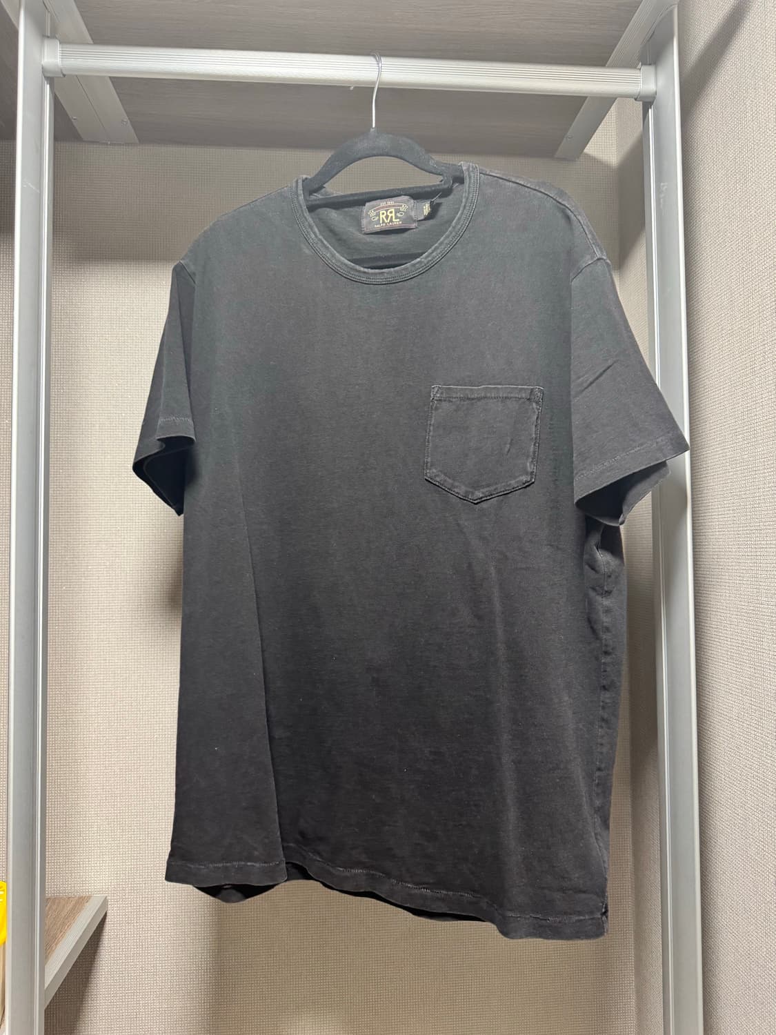 RRL 더블알엘 인디고 코튼 크루넥 티셔츠 L사이즈 상품이미지1
