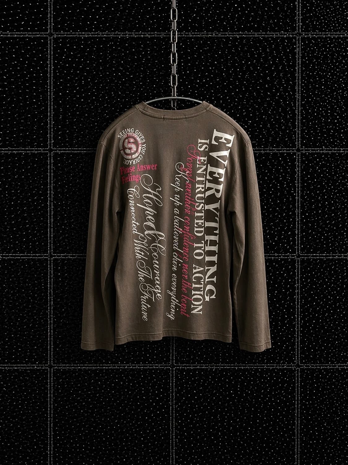 Collins 레터링 브이넥 티셔츠 상품이미지2