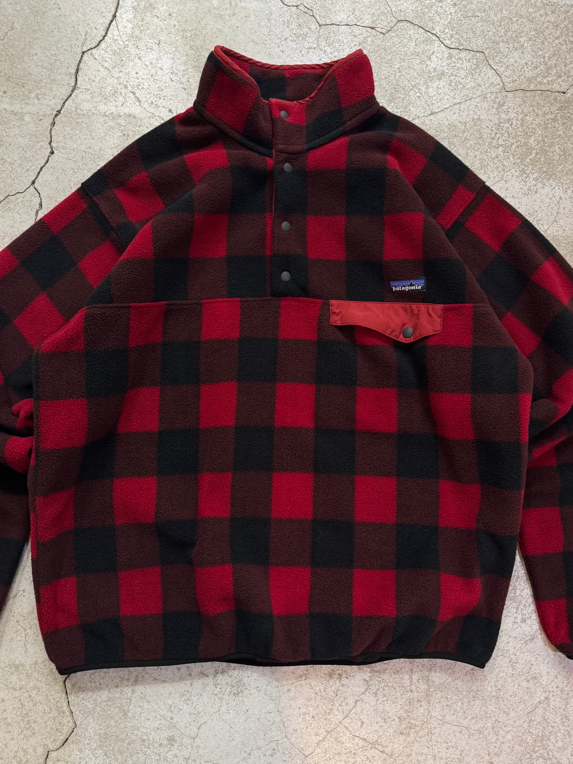 파타고니아 신칠라 버팔로 체크 스냅티 플리스 상품이미지2
