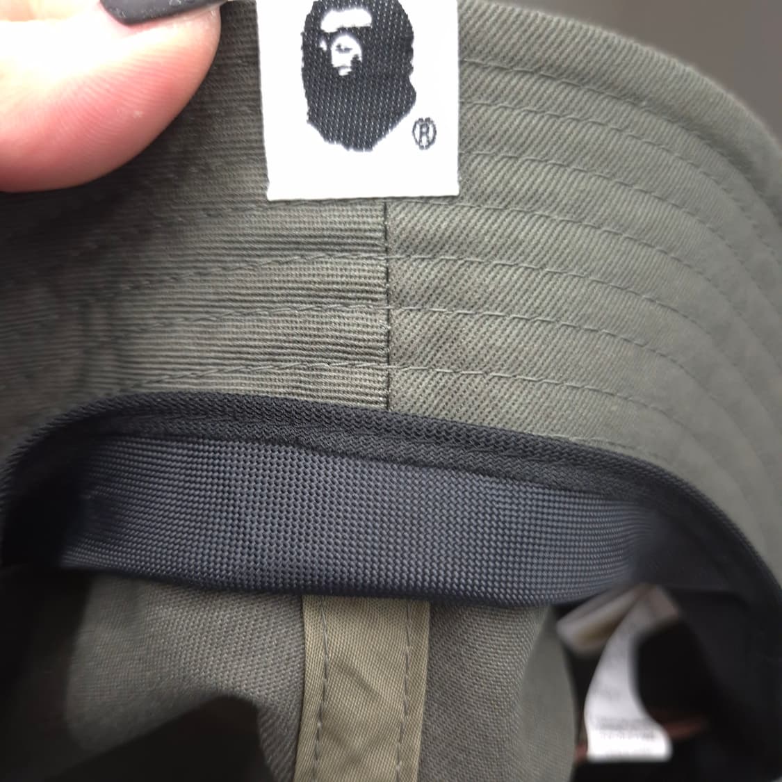 베이프 해적 크로스본 카키 버킷햇 L 상품이미지2