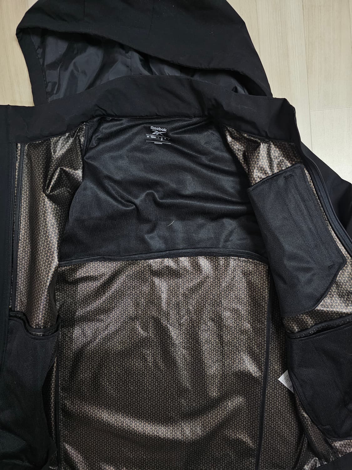 ​[XL] 리복 블랙 테크니컬 2L 방수 후드 바람막이 자켓 상품이미지5