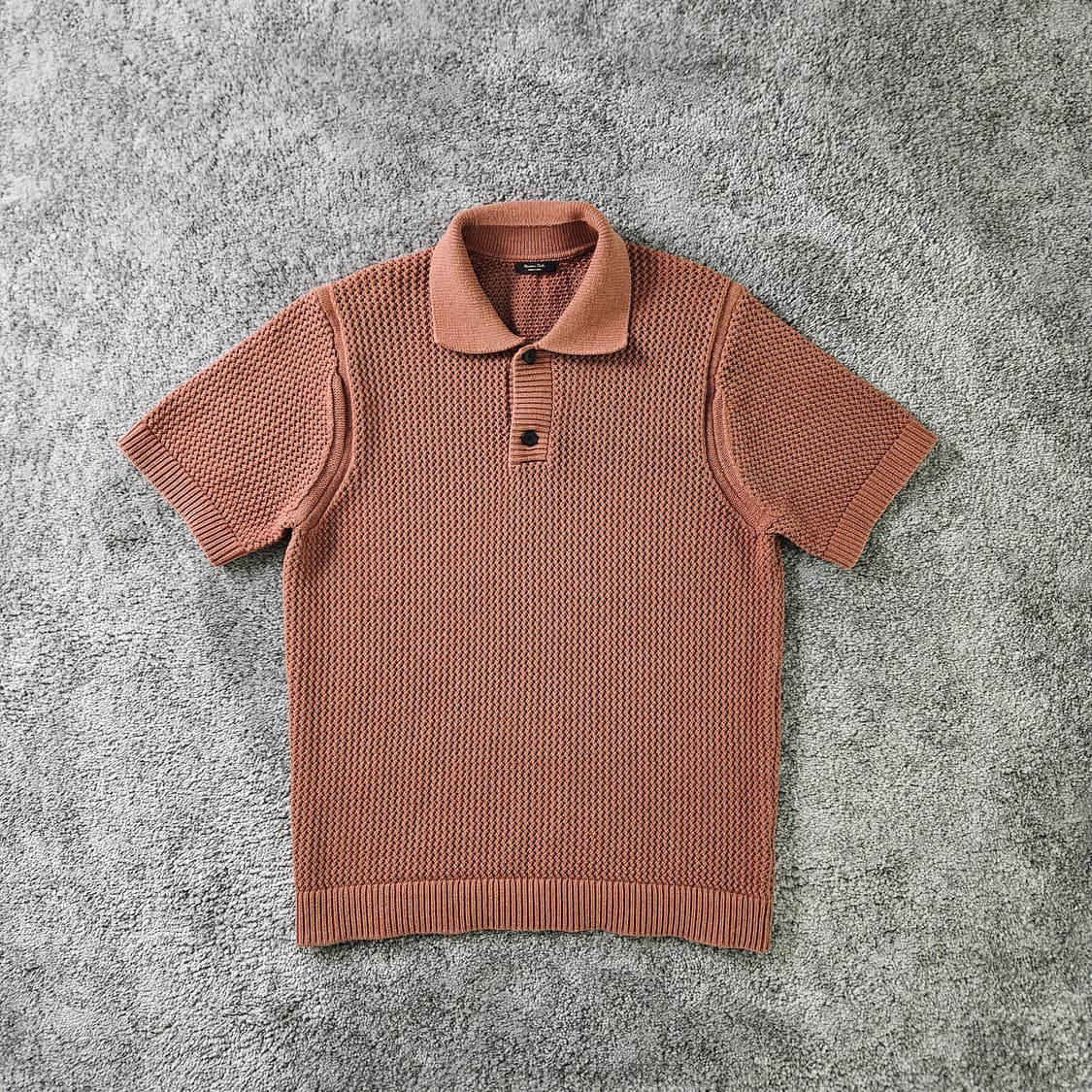 Massimo Dutti 니트 폴로 반팔 상품이미지1