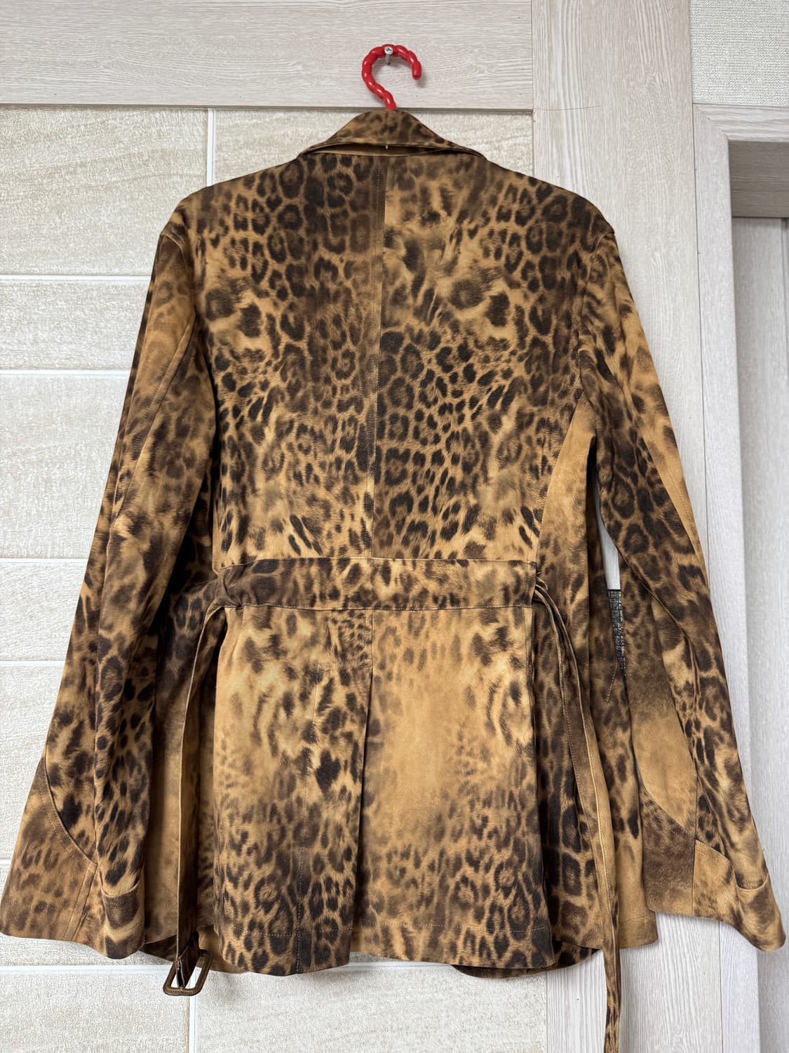 빈티지 호피 레오파드 자켓 셔츠 애니멀프린팅 상품이미지3