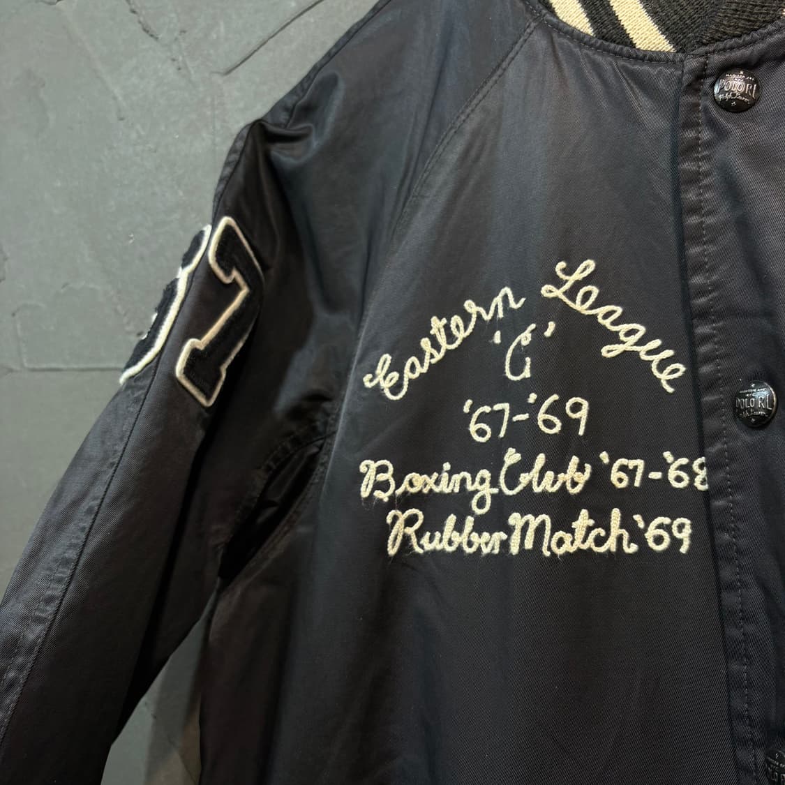 [S] POLO 폴로 랄프로렌 리버시블 복싱 블루종  상품이미지3