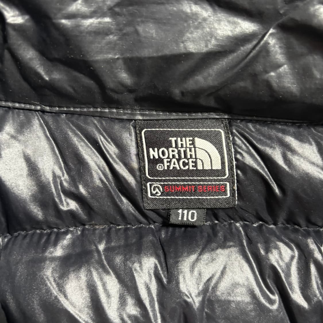 110 노스페이스 써밋 800 구스 블랙 경량패딩  상품이미지4
