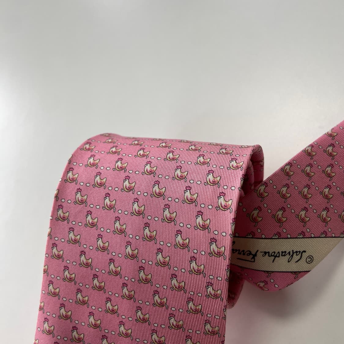 페레가모(Ferragamo) 명품 정품 넥타이 8.1cm 상품이미지4