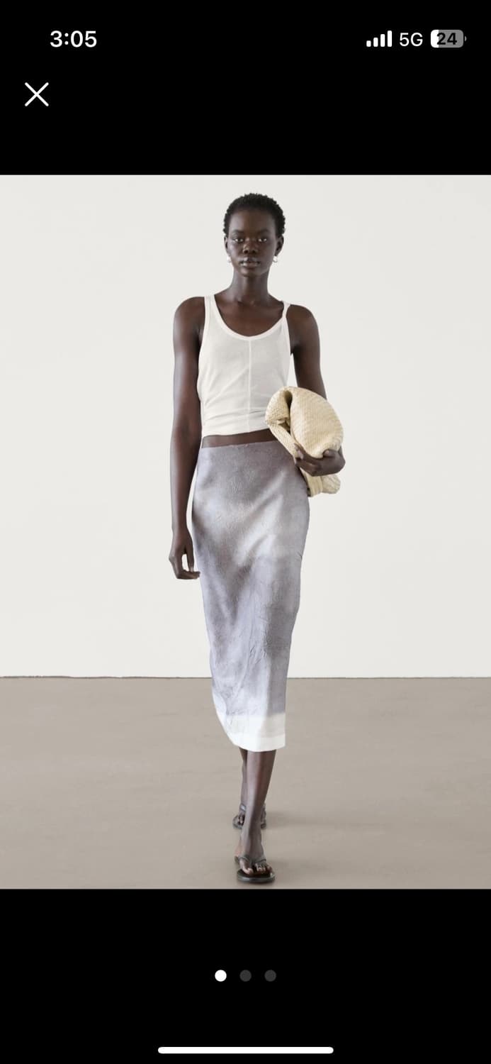 마시모두띠 슬릿 링클 스커트 상품이미지1