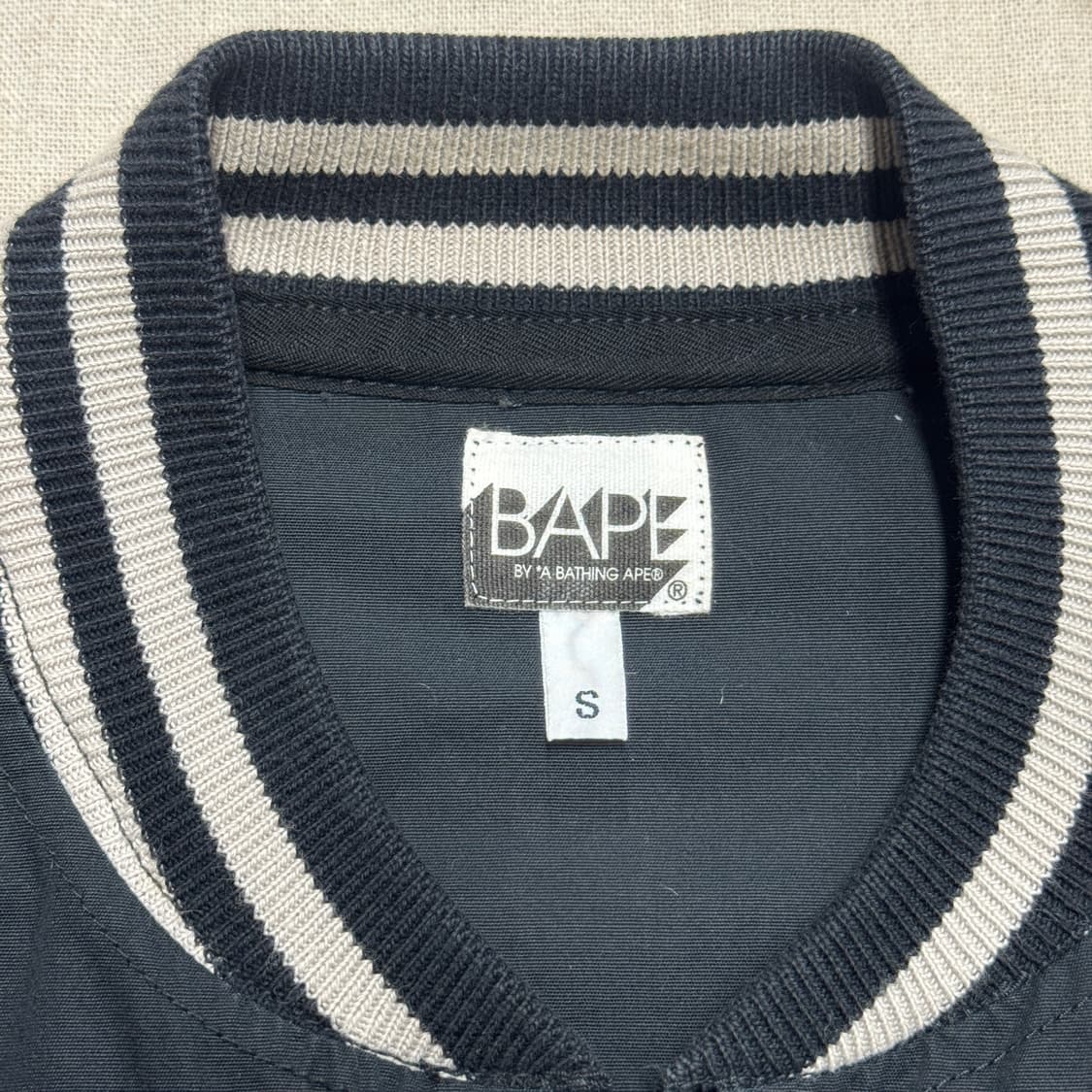 베이프 00s 사루 백로고 투웨이 봄버 자켓 S(100) 상품이미지7