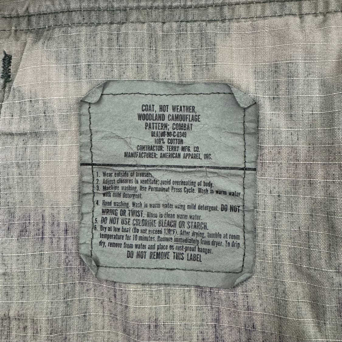 US Army 미군 우드랜드 카모 셔츠 자켓 (S)   상품이미지6