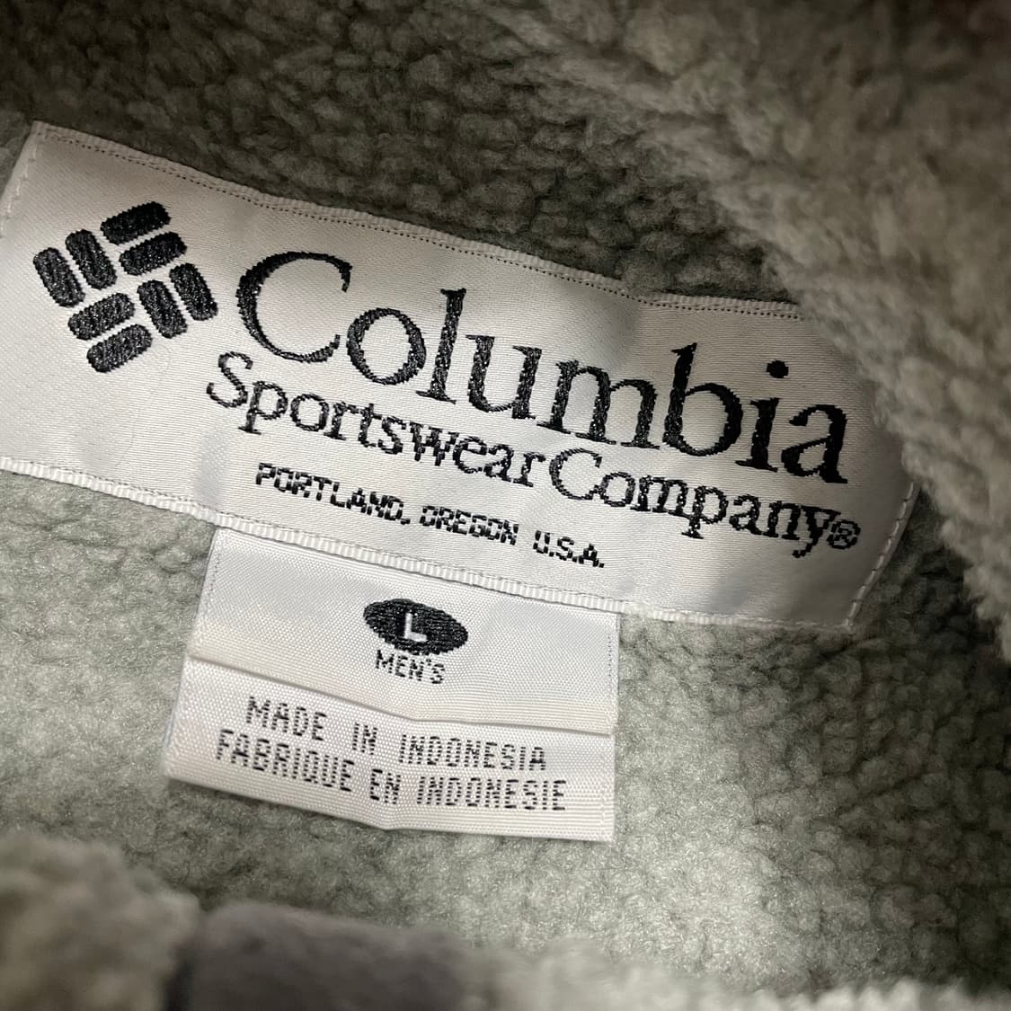 [L] 컬럼비아 컨버트 후드 바람막이 점퍼 화이트 그레이 상품이미지2