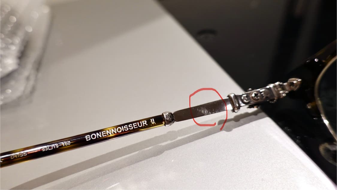 크롬하츠 보넨노이슈어2 DT/SS 안경 상품이미지10