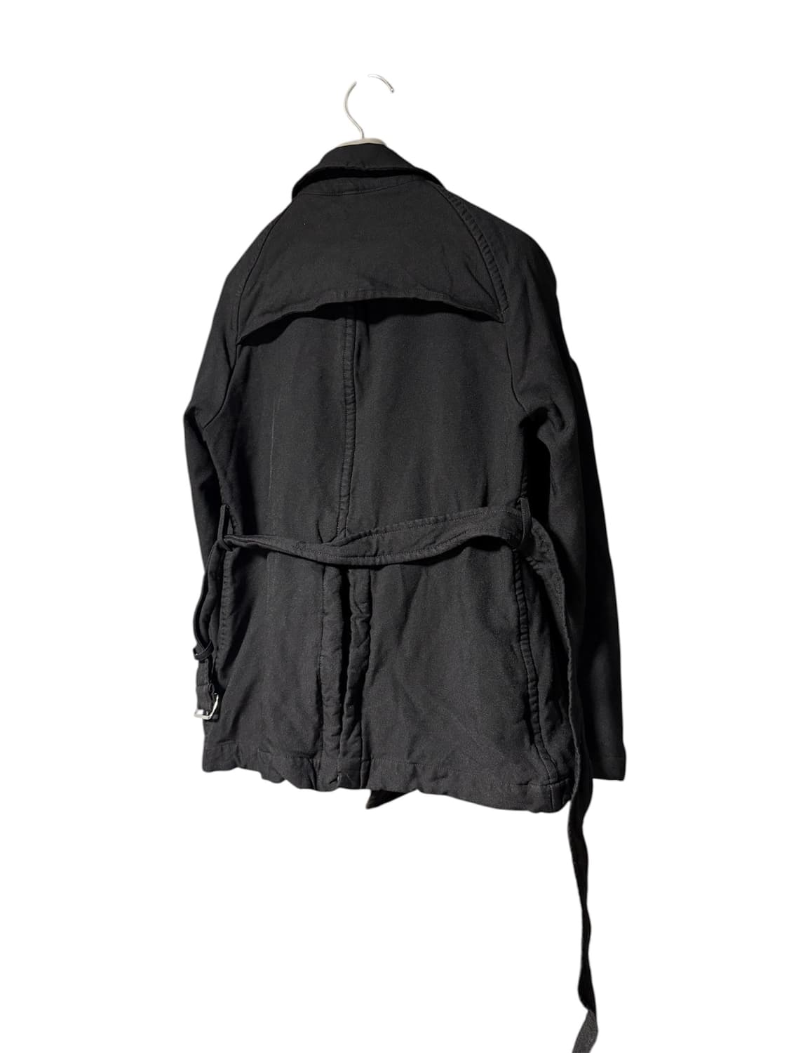 꼼데가르송 블랙 축융 피코트 상품이미지2