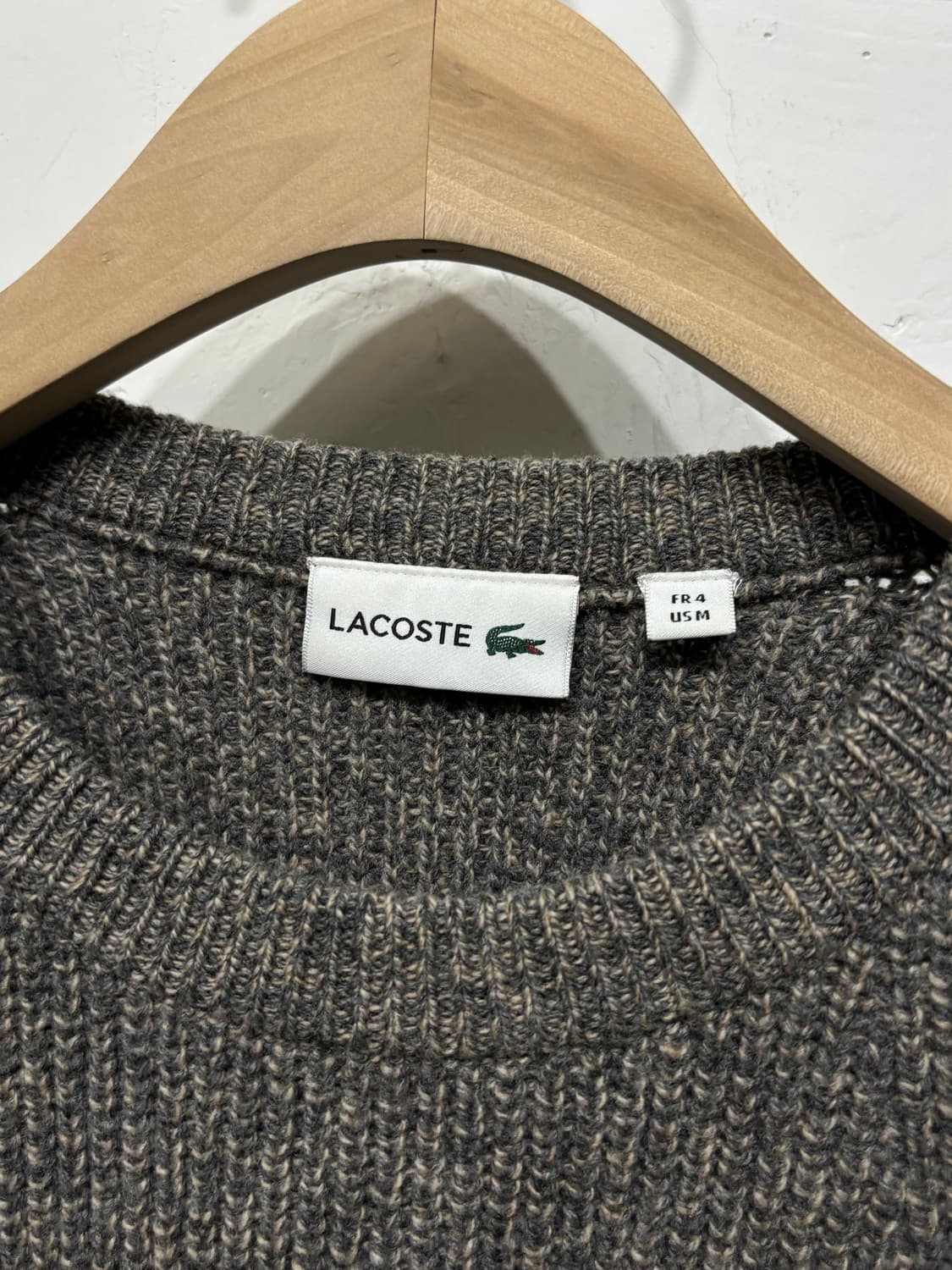 Lacoste 라코스테 브라운 라운드넥 니트 상품이미지6